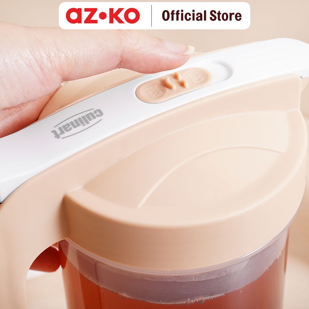 AZKO Culinart Camry Teko & Gelas Set 5 pcs - Krem/Putih Drinkware Serving Jug Party Beverage Tableware - Gambar 4