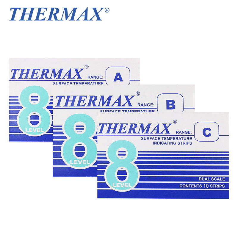 UK Imported Thermax Thermometer Paper 5 Grids 8 Grids 10 Grid Stickers ...
