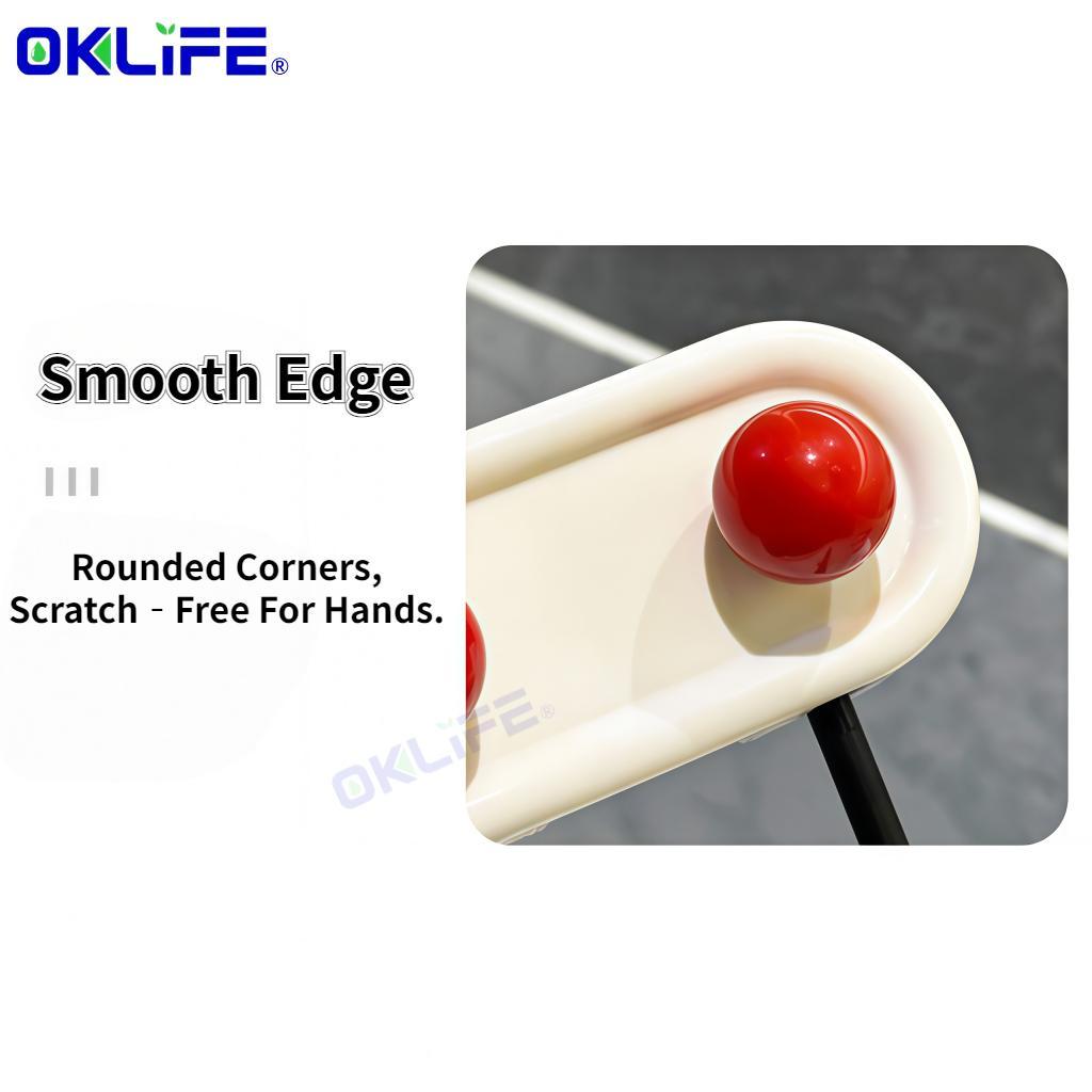 No Punch Self Adhesive Double Wall Hook Cute Round Candy Ball Ornament Waterproof Bathroom Kitchen Storage Hook view 7