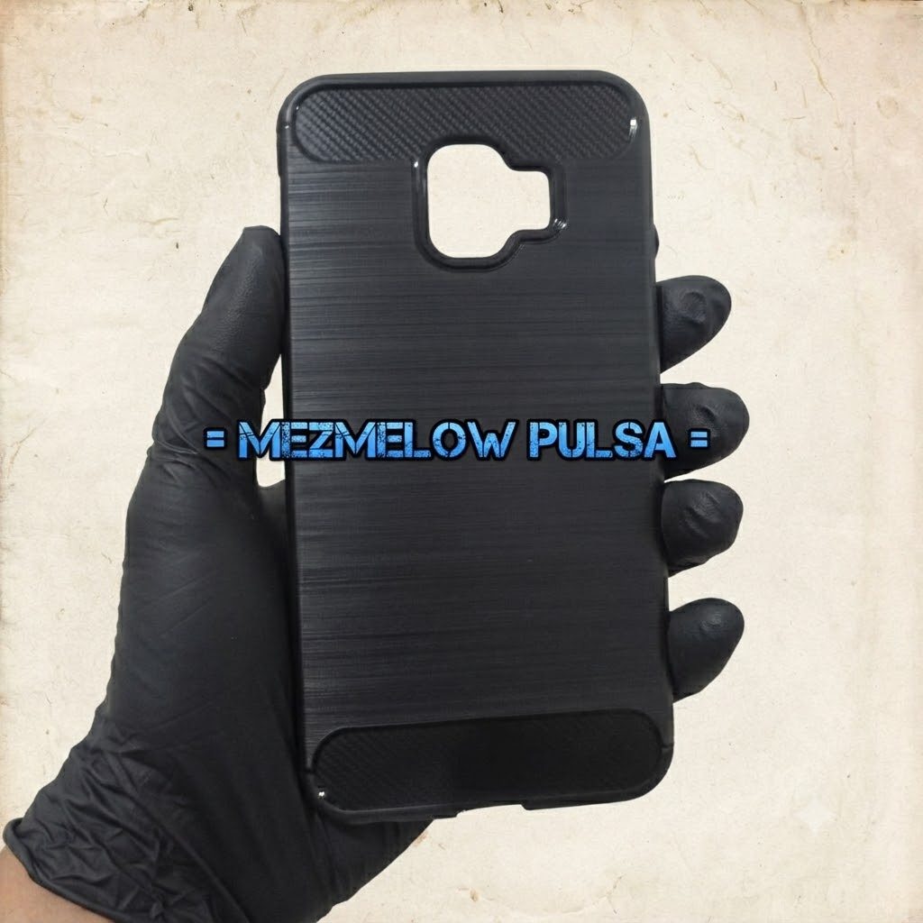 Caseng Fiber Carbon Silikon Case Caseng SAMSUNG J2 CORE