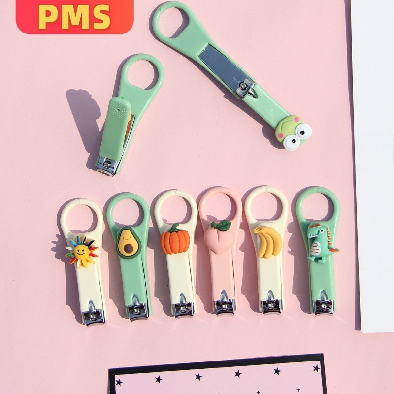 Gunting Kuku Mini Karakter Lucu Warna Pastel