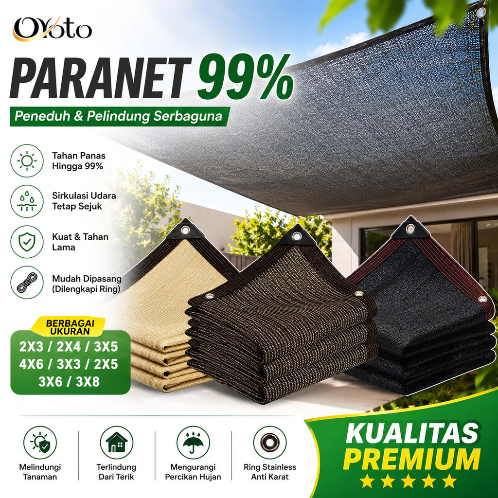 Shade Net Paranet /Jaring Tabir 95% Kain transparan Pelindung Tanaman Pelindung Garden/Jaring Kebun
