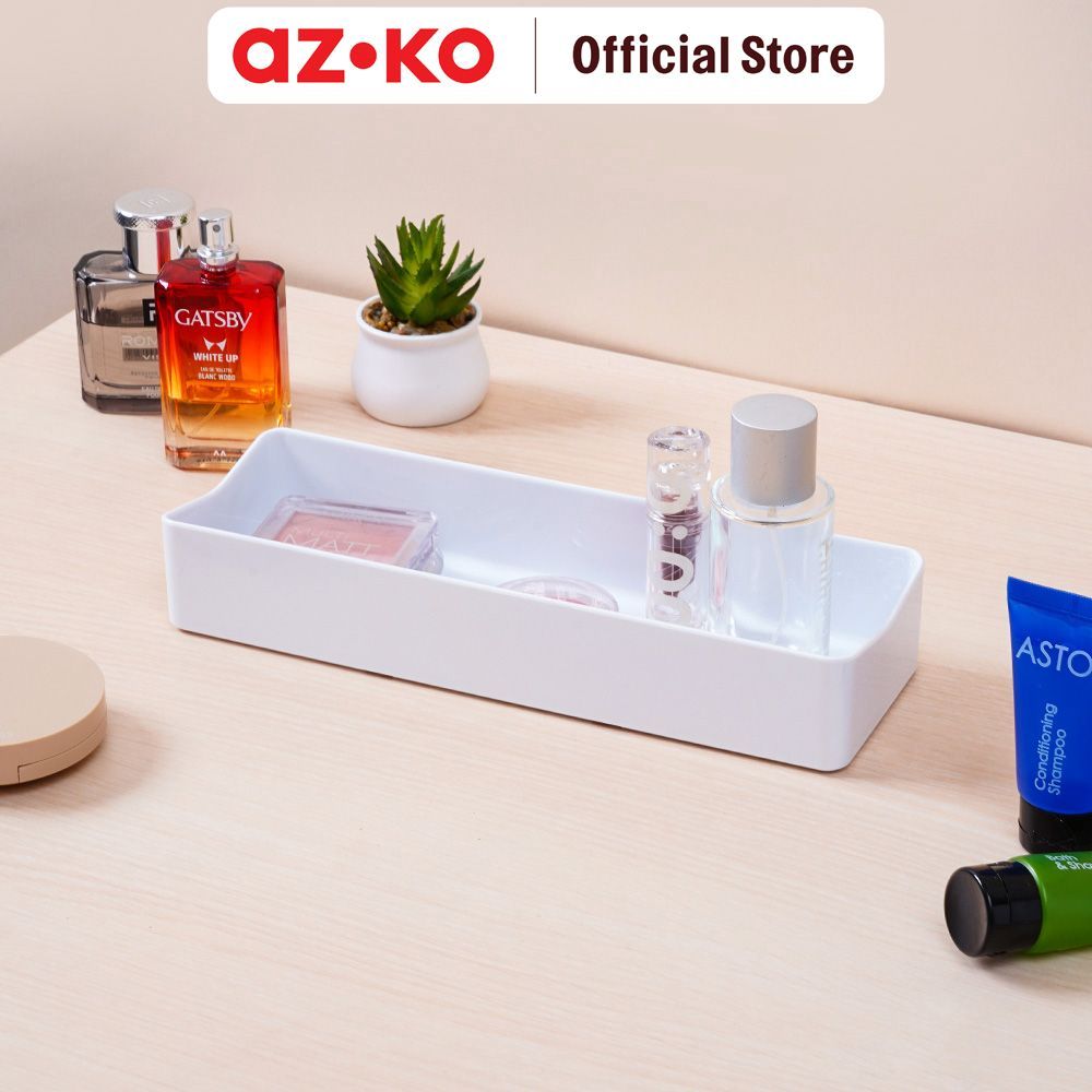 AZKO Stora Curved Organizer Meja Desk Drawer Organizer Tempat Alat Tulis Desk Storage Laci Meja