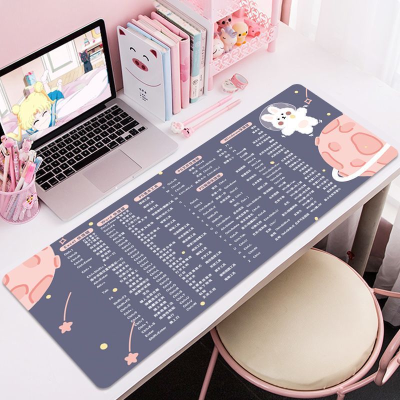 Extra-large Mouse Pad ps Office Shortcut Key Collection Computer ...