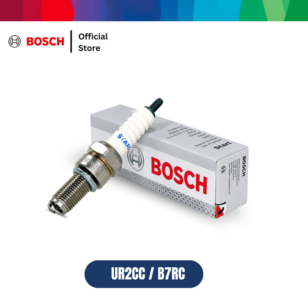 Bosch UR2CC - B7RC Spark Plug Busi Motor Honda Vario 125, 150, Beat FI Semua Series, Scoopy FI, Genio, PCX 150, ADV 150, CB150R, CBR150R, Sonic 150R, Supra GTR 150 - Original - Gambar 2