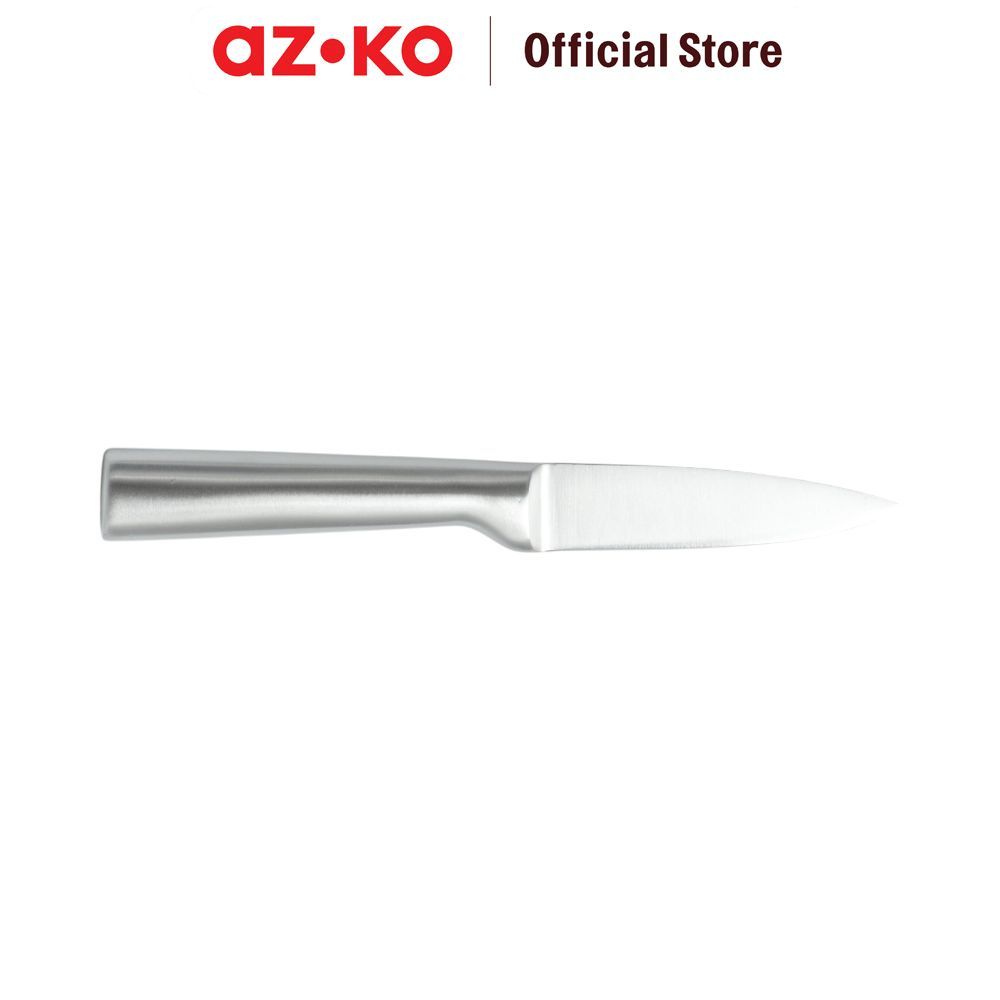 AZKO Culinart 3.5 inci Pisau Paring Hollow - Silver Pisau Dapur Kecil Piso Tajam Paring Knife Peralatan Masak Perlengkapan Dapur Kitchenware - Gambar 2