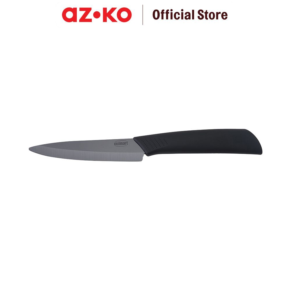 AZKO Culinart Shiny Pisau Serbaguna 20.4 cm - Hitam Utility Slicer Kitchen Slicer Alat Iris