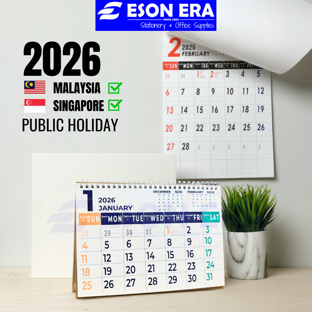 Handwriting Calender 2026 Desk Calender MSC-EX & Wall Hanging Calendar ...