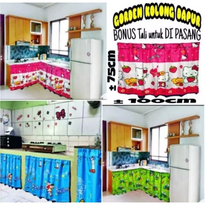 GORDEN/TIRAI KOLONG MEJA DAPUR KOMPOR KARAKTER - Gambar 2