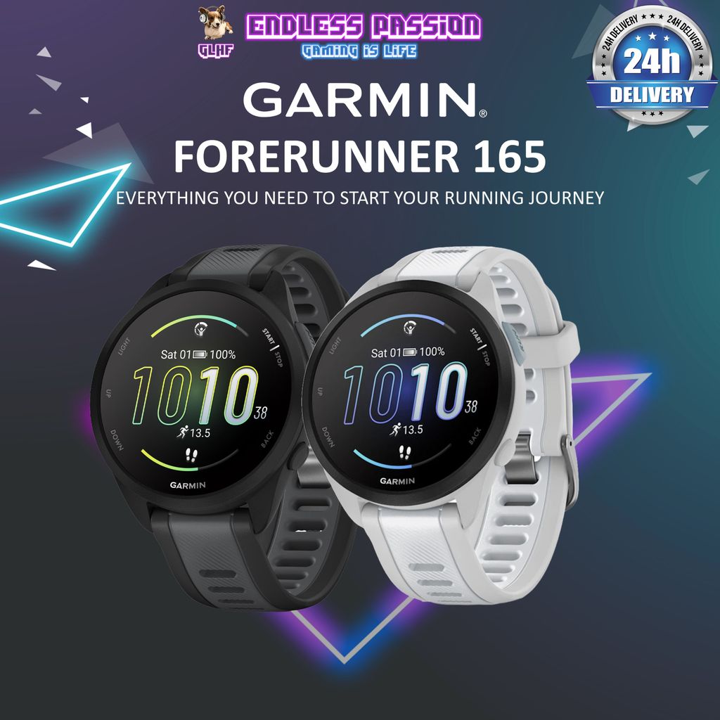 Garmin Forerunner 165 AMOLED, 11-Day Battery