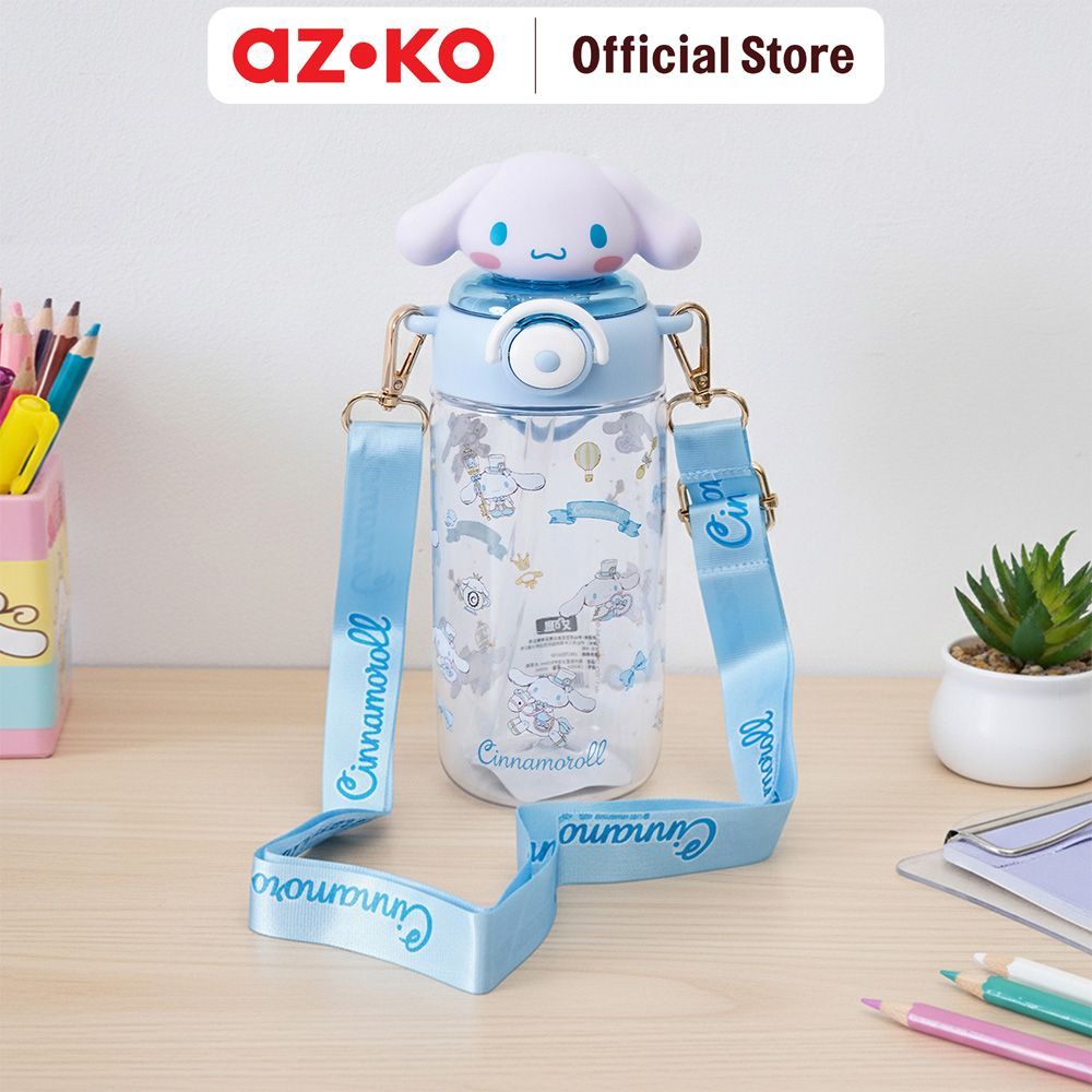 AZKO Sanrio Sanrio Botol Minum Tritan 650 ml Tumbler Botol Air Tempat Minum Botol Minuman Water Bottle Tumbler Minum Tambler