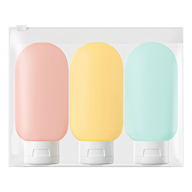 Botol Sabun Shampo Lotion Portable Anti Tumpah - Gambar 3