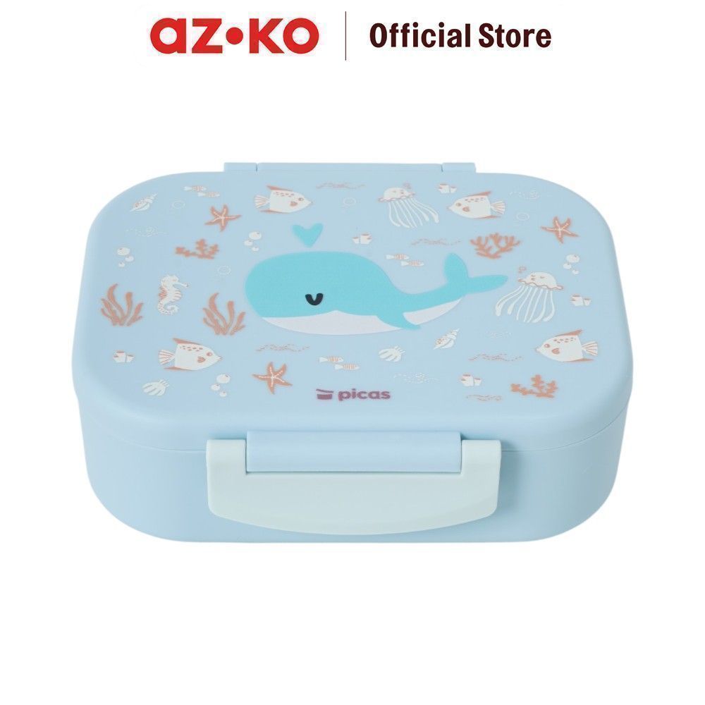 AZKO Picas Critter Tempat Makan Adjustable 3 Sekat 850 ml Bento Box Meal Container Tempat Bekal Lunch Box Kotak Bekal - Gambar 4