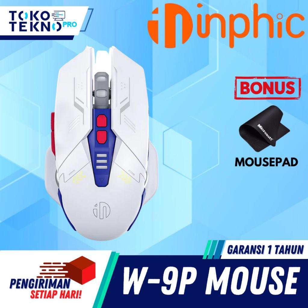Inphic W9 / W-9 / W9P / W-9P Gaming Mouse Wired Silent Click RGB Adjustable DPI Mouse Gaming Kabel untuk PC & Laptop