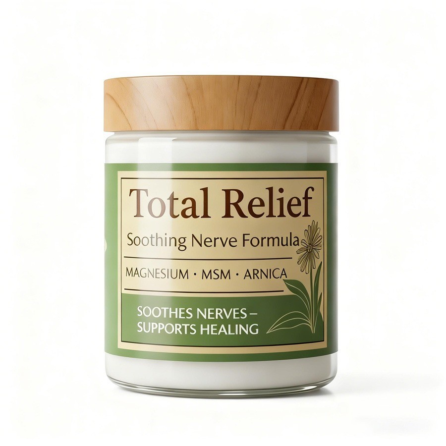 Total Relief Soothing Nerve Formula Body Cream, Magnesium + MSM ...