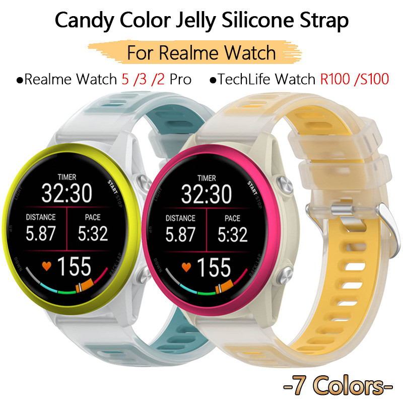 For Realme TechLife Watch 5 3 2 S2 S Pro R100 S100 SmartWatch Candy ...