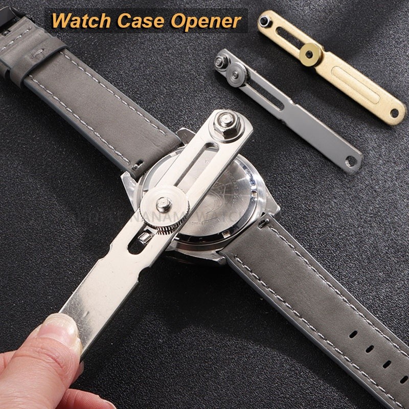 Stainless Steel Adjustable Watch Back Case Opener Cover Remover Screw ...