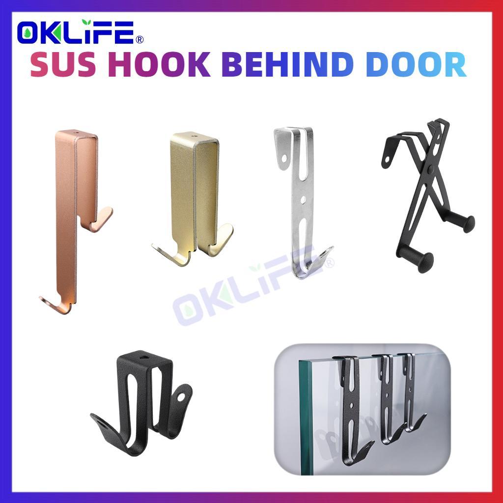 Black Silver Metal Glass Shelf Bracket X Shape Double Peg Adjustable Wall Mount Glass Clamp Support Holder