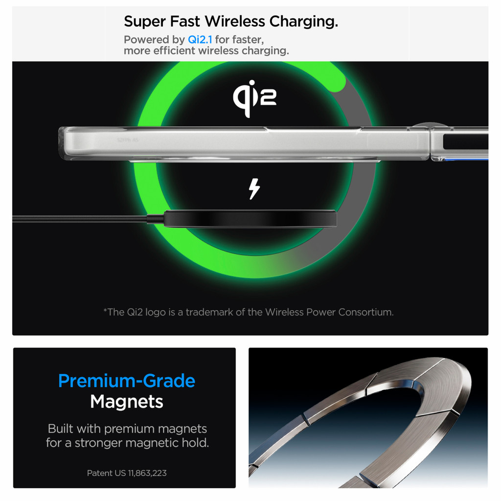 SPIGEN Case for Samsung Galaxy Z Flip 8 Ultra Air Skin Magfit Ultra Thin Magnetic Clear Casing - Gambar 2