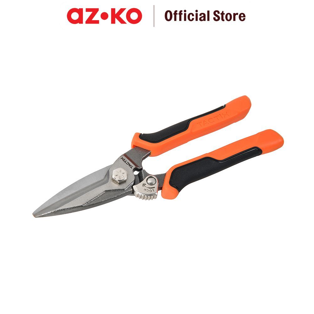 AZKO Tactix Gunting Industrial Serbaguna - Oranye Scissor Shears Snips Alat Potong Pemotong Cutting Tool