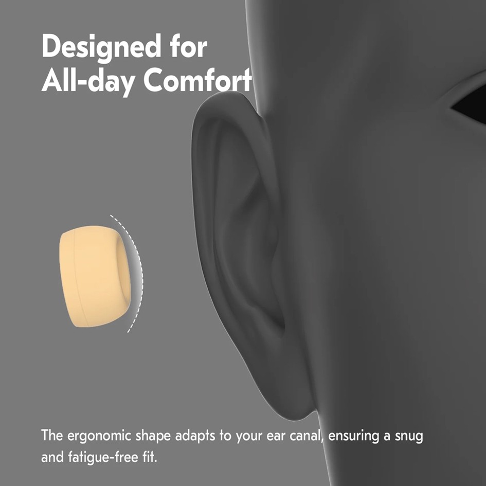 KBEAR Coffee Eartips Soft Silicone Replacement IEM Earphone Eartips - Gambar 2