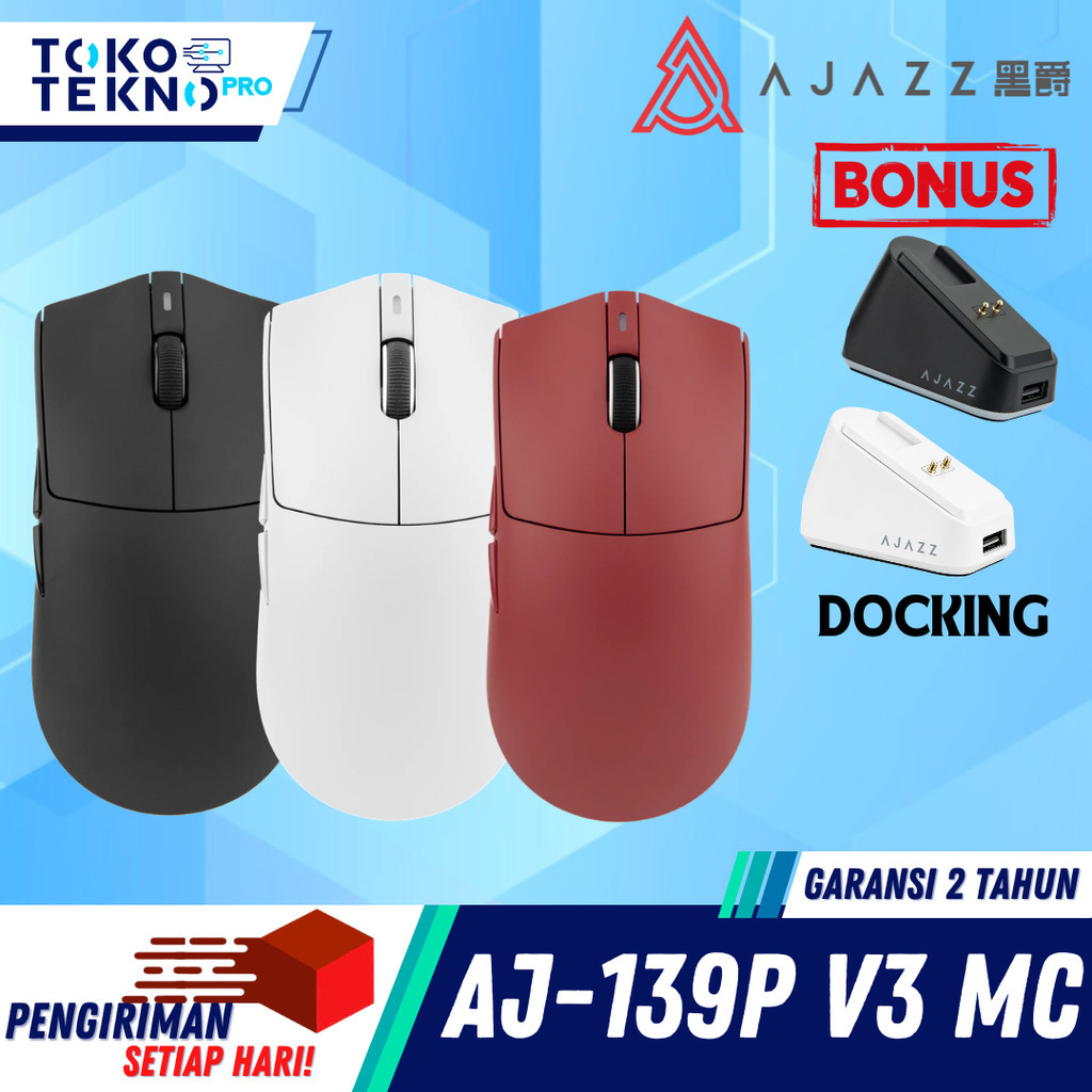 Ajazz AJ139 / AJ-139 / AJ 139 P V3 MC Wireless Gaming Mouse Paw3311