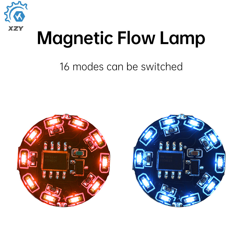 1x16 Modes LED Magnetic Light Switch Magnetic Induction Control Flowing ...