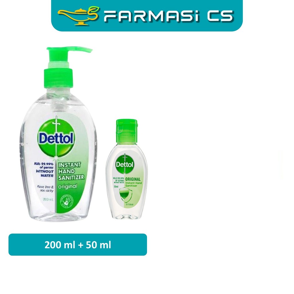 [New Packing] Dettol Instant Hand Sanitizer 200ml + 50ml | Shopee Singapore