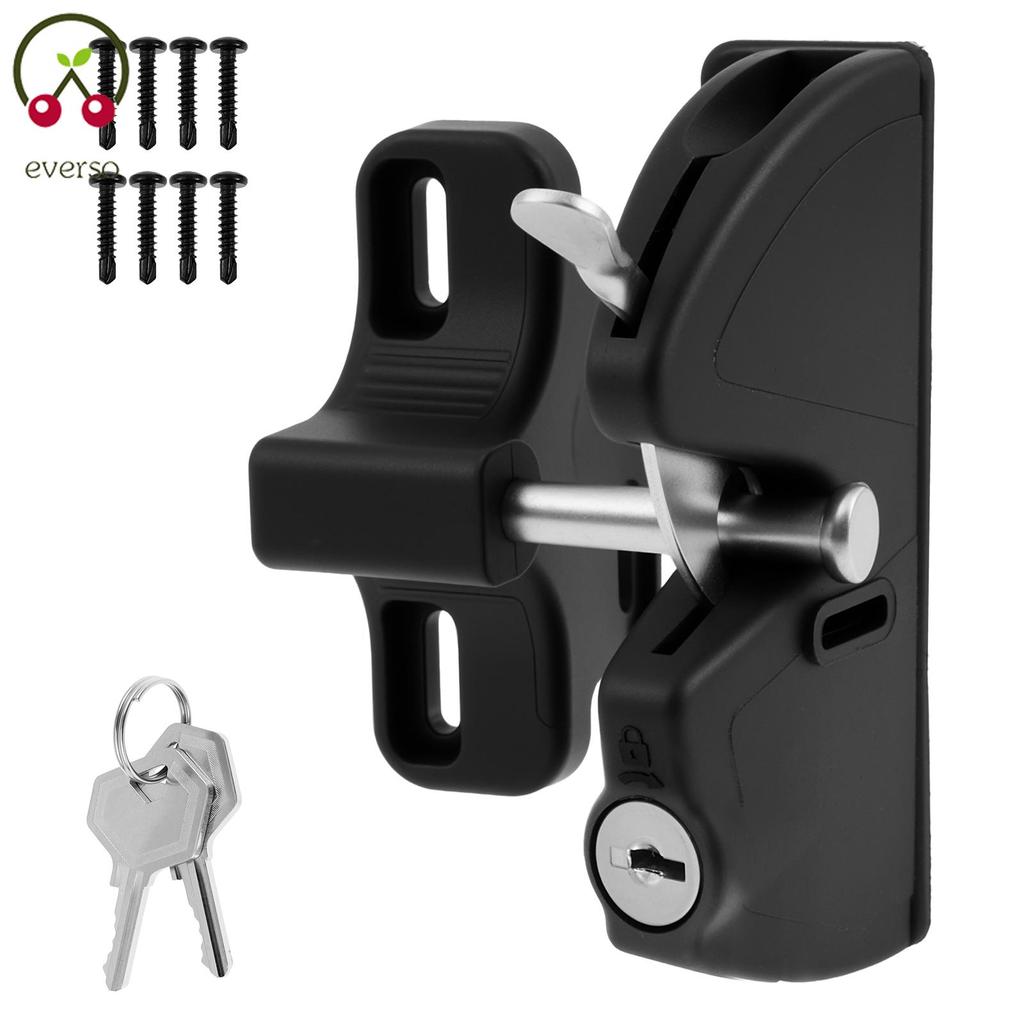 Gate Latch Double Sided Key Lockable Fence Latch for Metal Wood Vinyl ...