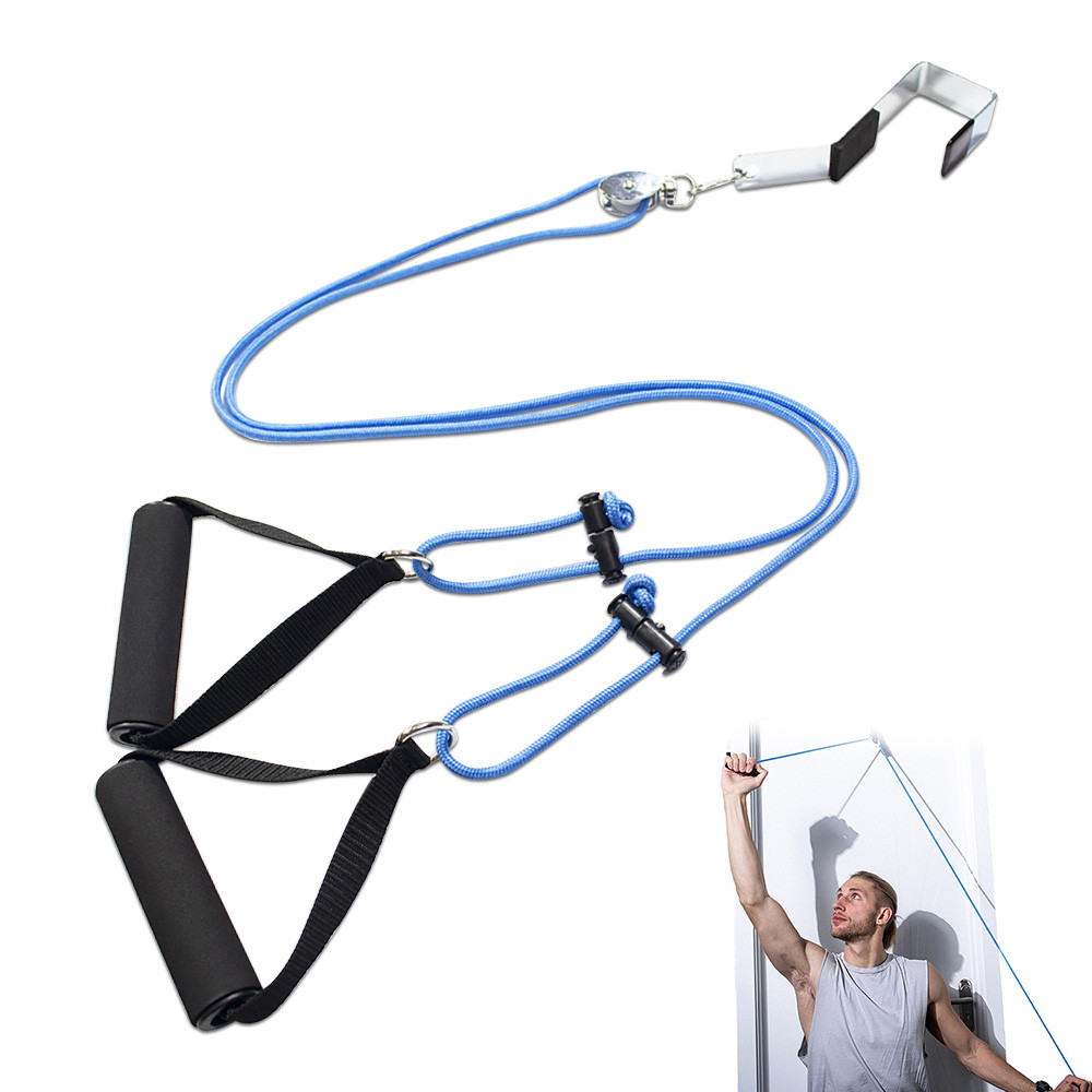 Overhead Shoulder Pulley Equipment Kit with Rope for Shoulder and Hand ...