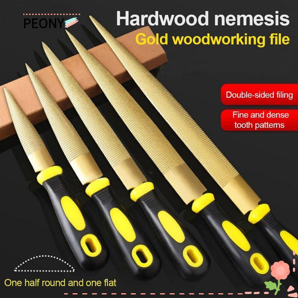PEONYSG Hand File, Fine Teeth Carbon Steel Woodworking File, Wear ...