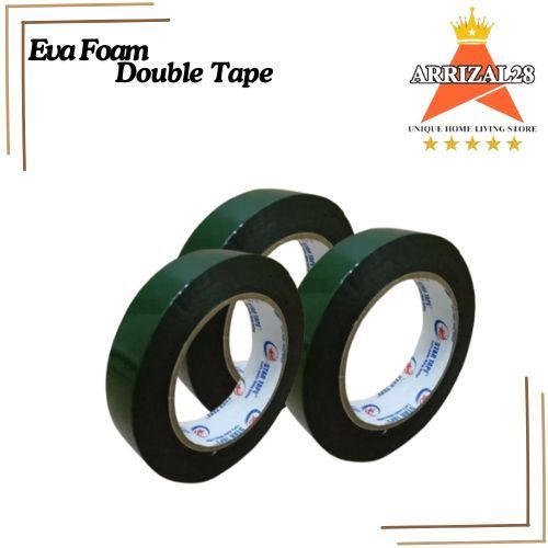 12 MM / EVA FOAM LAKBAN SEVEN STAR TAPE BUSA HIJAU PANJANG 5 METER