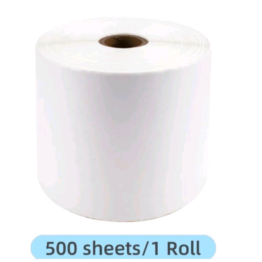 AFL  100MM X 100MM X 500PCS / KERTAS PRINTER RESI LABEL STIKER THERMAL - Gambar 2