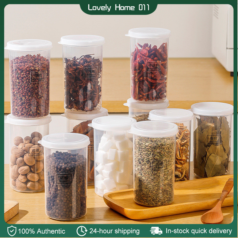 Food Storage Sealed Pot Seasoning Airtight Jar Spice Container Bottle ...