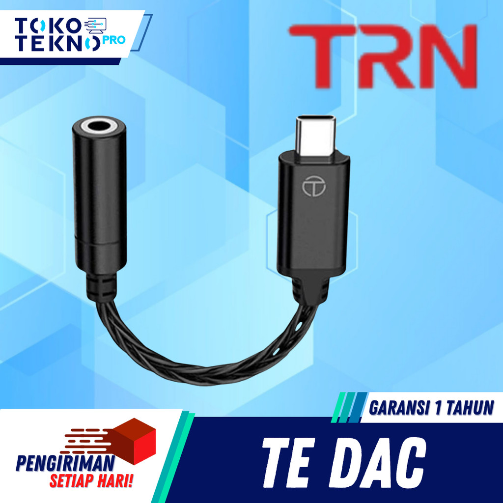 TRN TE Portable Hi-Fi DAC/Amp Type C to 3.5mm Jack Adapter - Warna