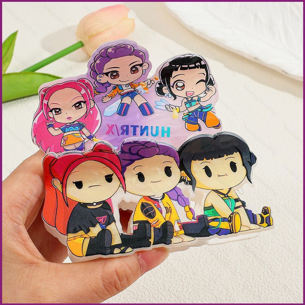 HQ3 K-Pop Demon Hunters derpy HUNTR/X Rumi Mira Zoey acrylic hair claw ...