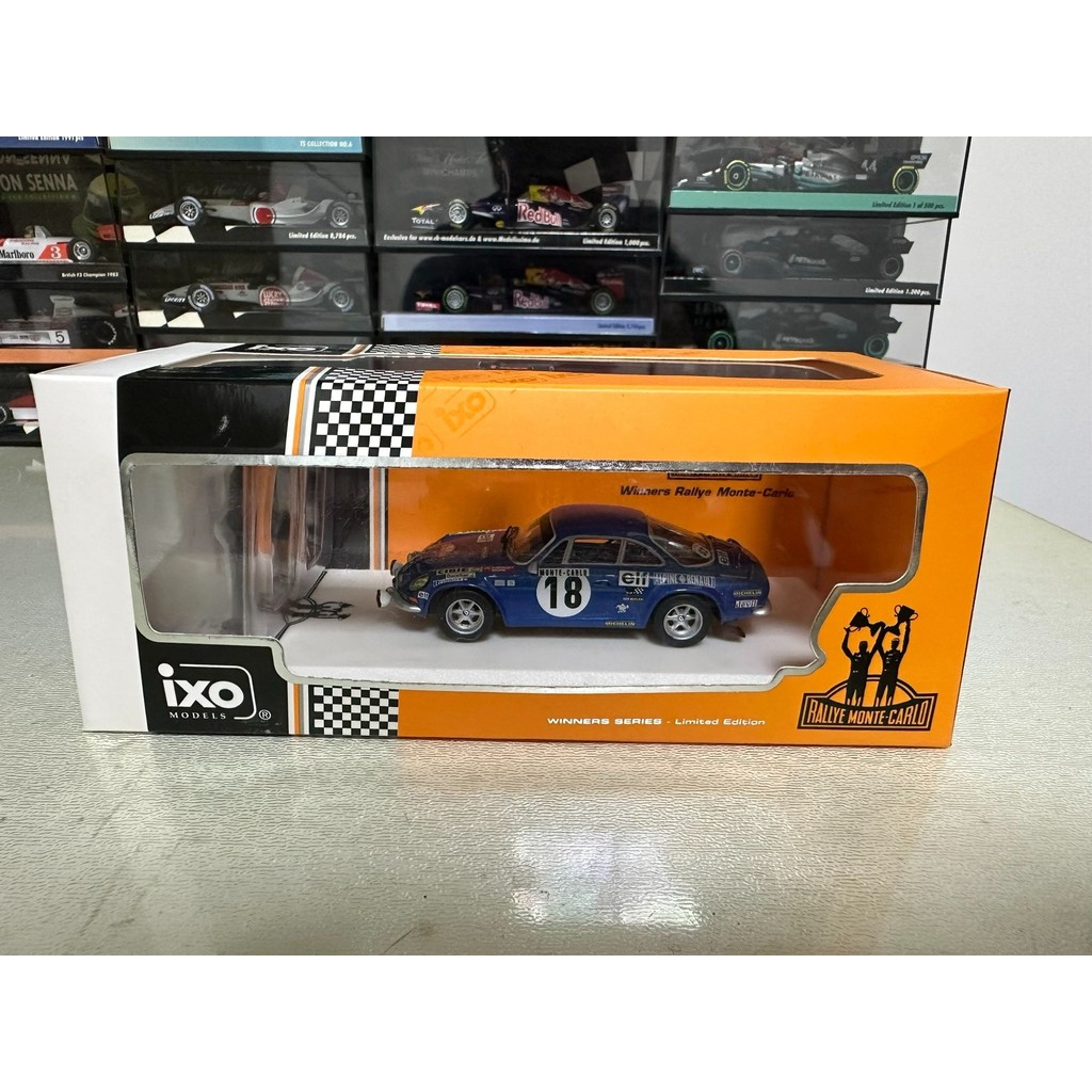 Ixo 1/43 Alpine Renault 1800S 1973 Monte Carlo Champion with Doll Model ...