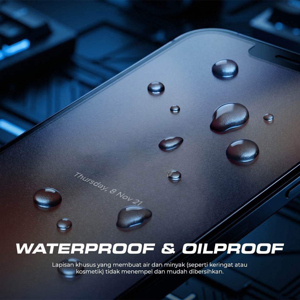 Atlas Gear Hydrogel Clear HD Matte Screen Protector Nano Self Healing Anti Gores Bening Anti Shock Proof All Type HP - Gambar 4