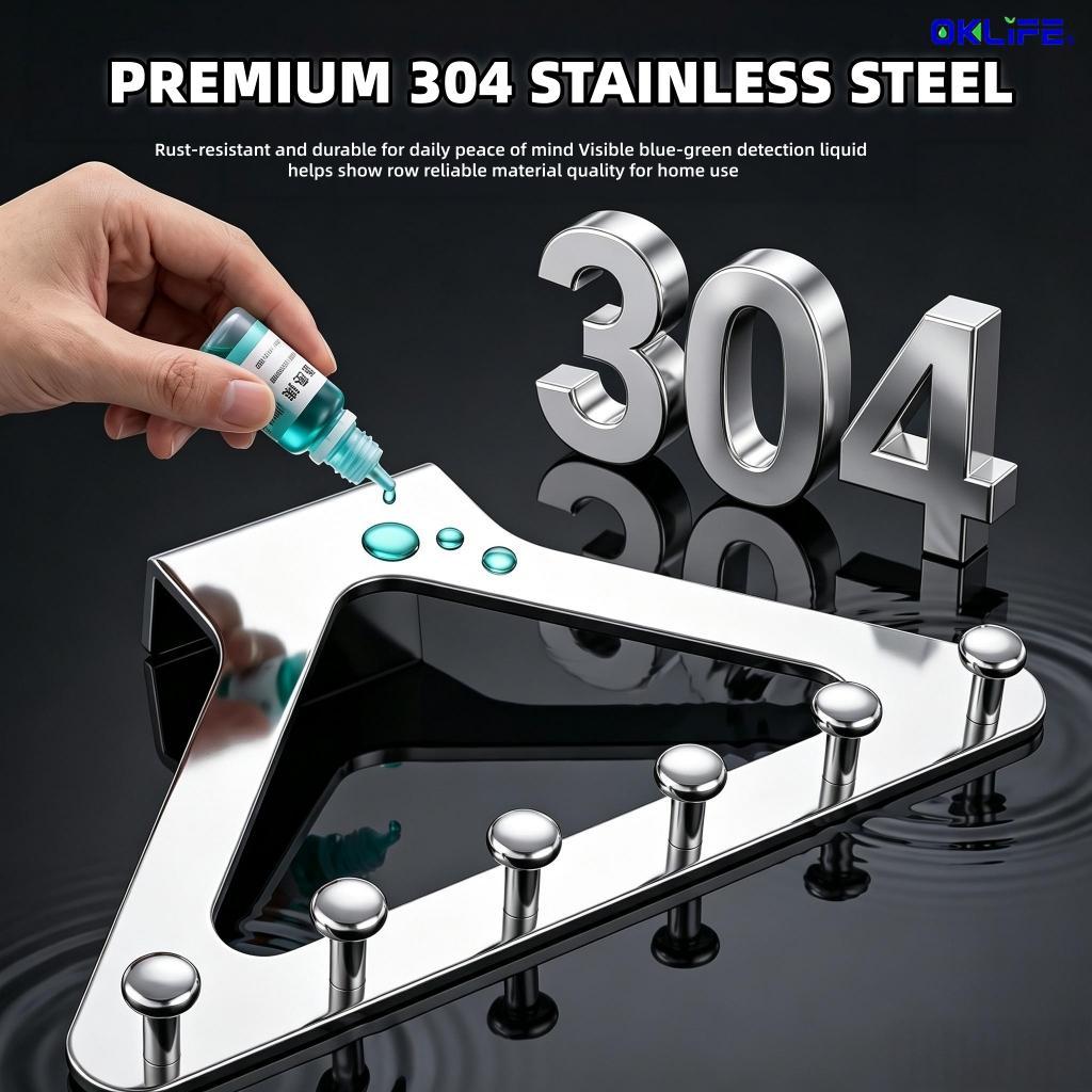 Metal Over The Door Hook Hanger Rack Multi‑Hook Door Back Storage Organizer for Clothes Bag Keys view 9