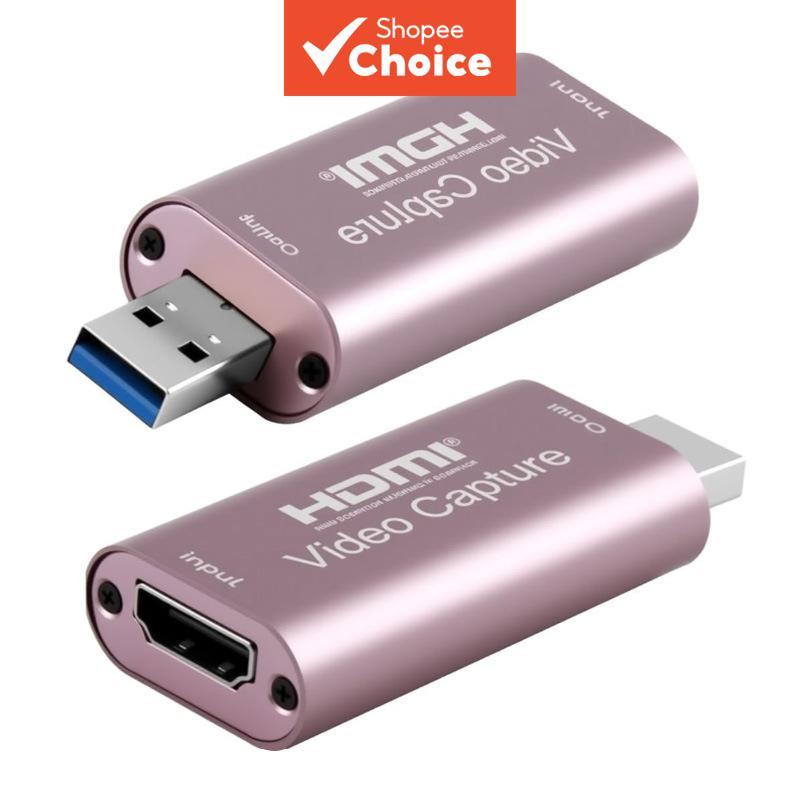 Video Capture Card USB2.0 1080P USB to HDMI Video Adapter Capture Card ...