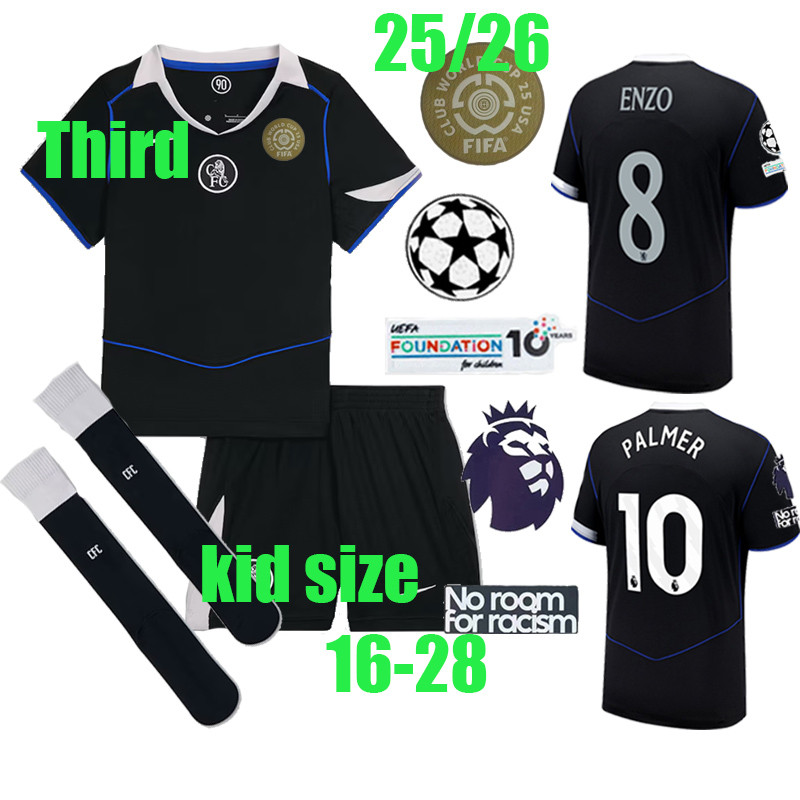 25/26 PALMER soccer clothe 25/26 CheLsEas Third jerseys kid suit （with ...