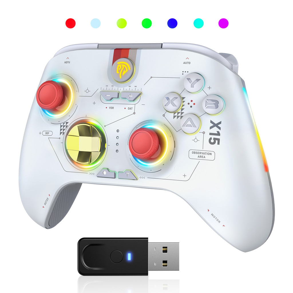2025Easy Speed Horse EasySMX X15Cool RGB Wireless game controller Hall ...