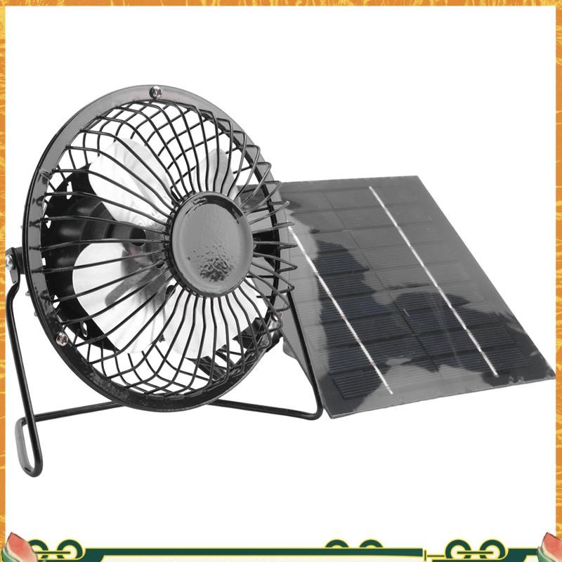 5W 5V Solar Panel Powered Fan, Mini Portable Ventilation Cooling Fan 4 ...