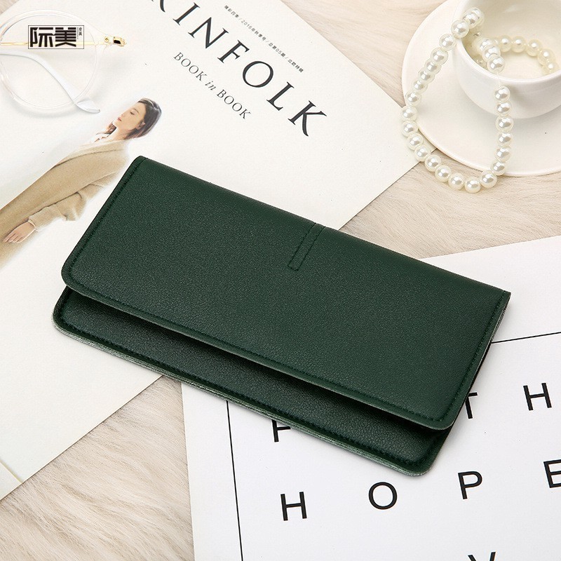 POPmaker shop Dompet Wanita Panjang Murah - Desain Cantik & Fungsional dengan Banyak Slot Kartu & Ruang Uang, Cocok untuk Sehari-hari COD - Gambar 4
