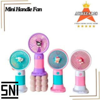 MINI HANDHELD FAN KIPAS GENGGAM PORTABEL USB MOTIF KARAKTER SANRIO