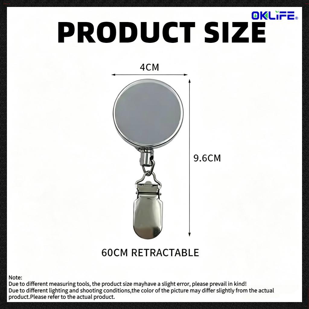 60CM Stretchable Retractable Hanging Clip Multifunctional Hook Clip for Towel Rag Cleaning Glove Home Use view 4