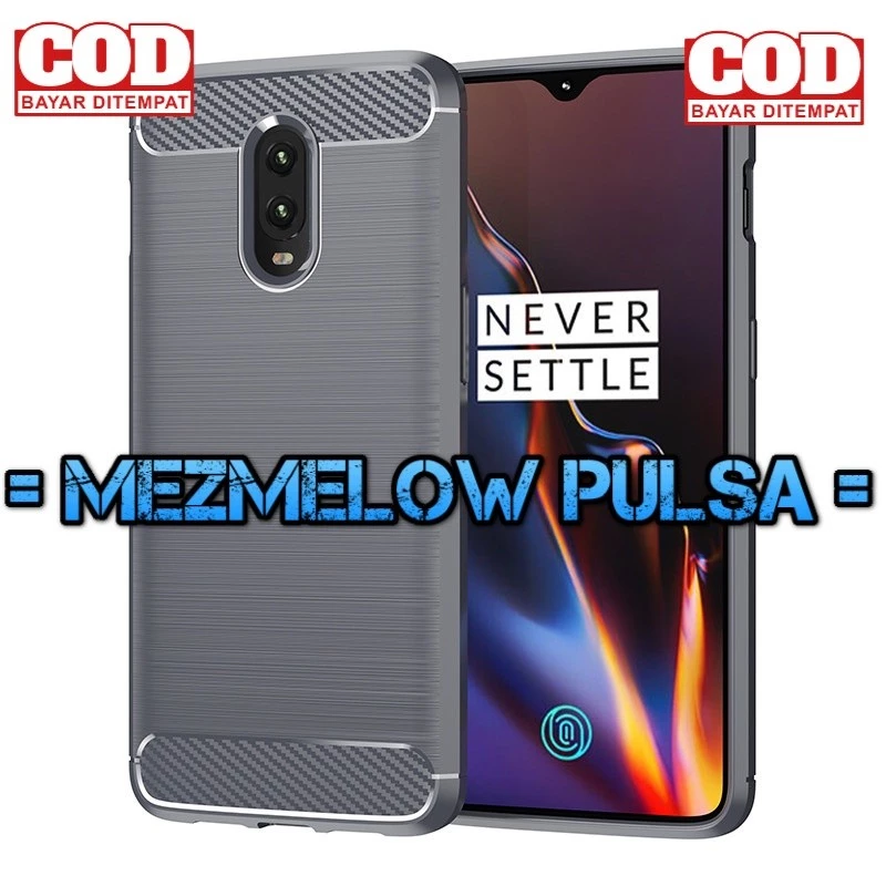 Case Fiber Carbon Silikon Softcase Untuk ONEPLUS 6 / ONE PLUS 6 / ONEPLUS 6 BIASA - Gambar 3