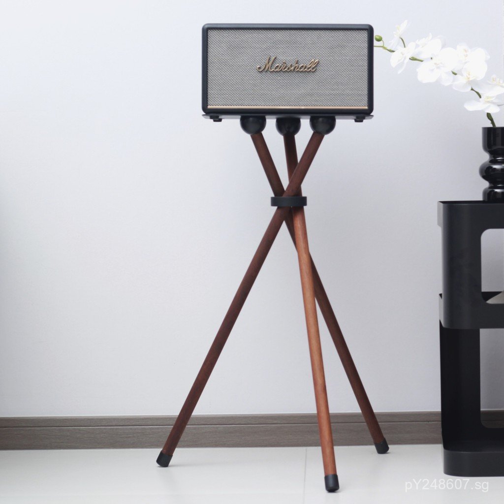 Stereo woburn Marshall Speaker acton/Solid Wood Floor Stand/Walnut ...