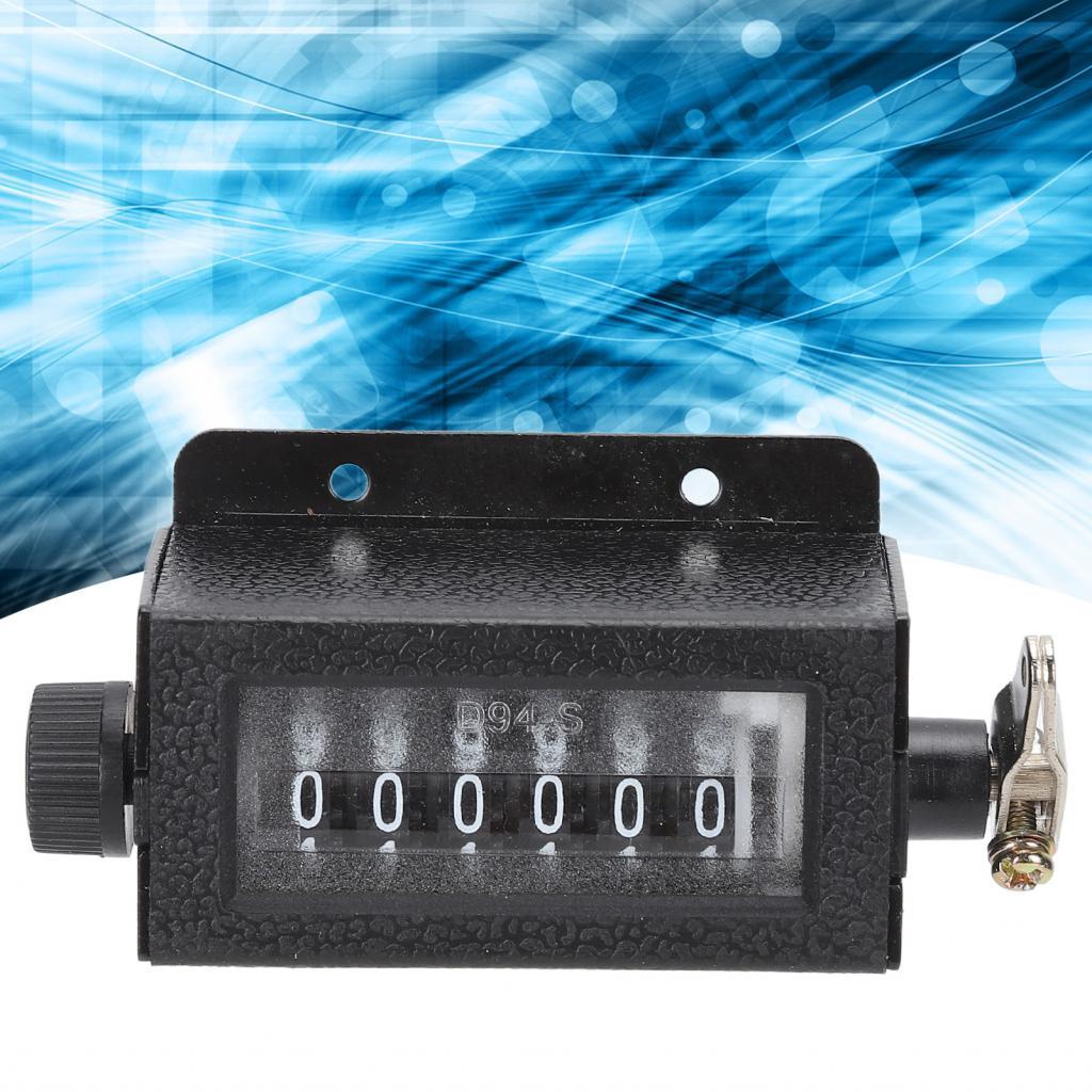 topgoes-SG Eacam Mechanical Counter 6 Digit Hand Pull Stroke Tally with ...