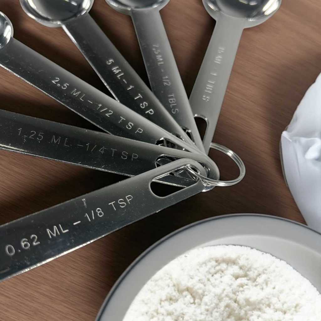 ST - TaffHOME Sendok Takar Set Baking Measurement Spoon 0.62-15ml 6 PCS - 16752 - Gambar 4